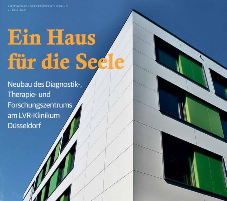 Cover des Zeitungsartikel zur Eröffung des DTFZ in der Rheinischen Post