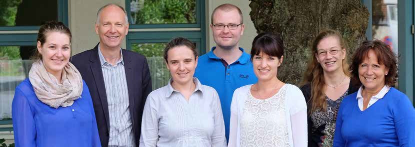 Prof. Wolfgang Wölwer (2.v.l.) mit den Mitgliedern der Forschungsgruppe