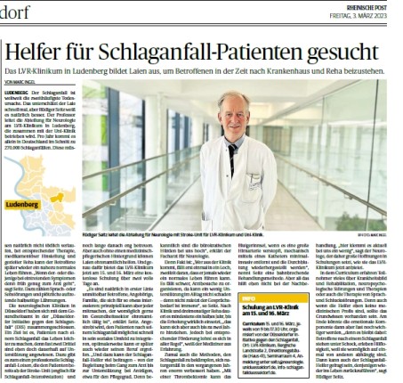 Artikel zur Helferausbildung in der RP