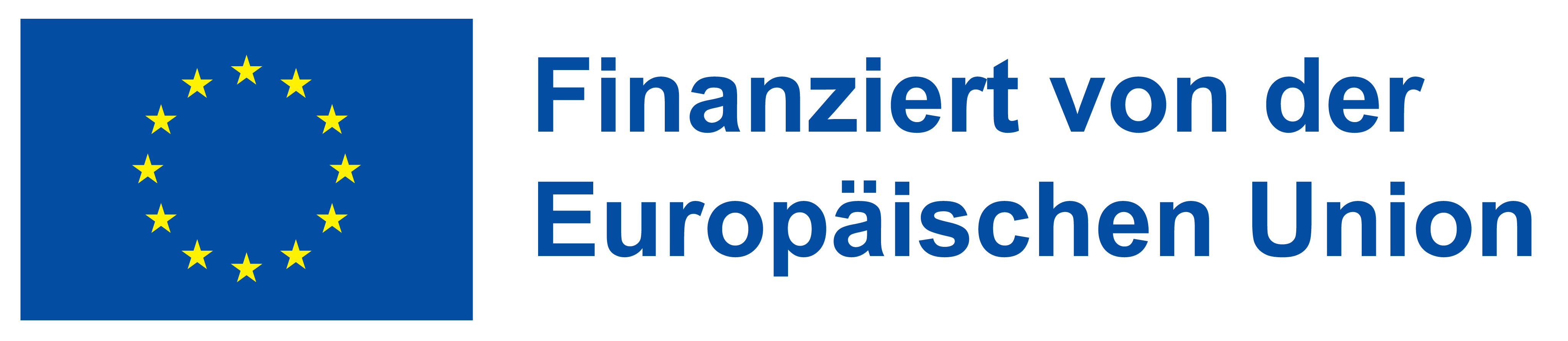 Logo mit dem Titel Finanziert von der Europäischen Union