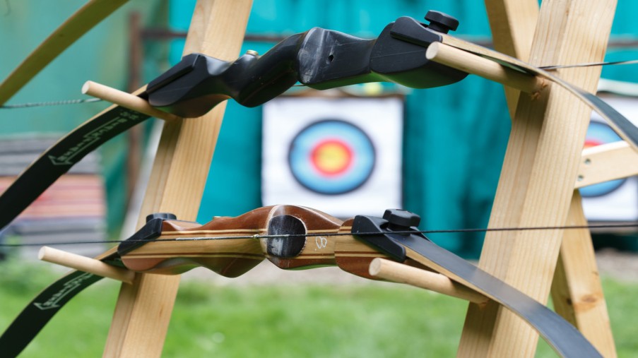 Bögen mit Zielscheibe